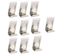 Beavorty 60pcs Metal Photo Frame Hooks Spring Turn Clips Picture Frame Hanging Hooks Back Plate Buckles Small Size for Wall Art Photo Display