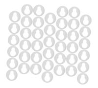 Beavorty 60pcs Plastic Keyhole Picture Frame Hangers Round Hooks for Heavy Mirror and Wall Art Hanging, French Cleat Shelf and Plate Hanger Kit for Home Decoration