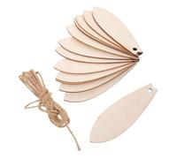 Beavorty 60pcs Unfinished Wood Surfboard Shapes Wood Cutouts Ornament Khaki Versatile Decor Nautical Charm Playful Touch for Birthday Sign Creation Summer Beach Party Decorations