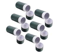 Beavorty 6pcs 30ml Dark Green Essential Oil Paper Tube Packaging Box Set with Lid, Cylindrical Cardboard Container for Cosmetic Storage and Wrapping
