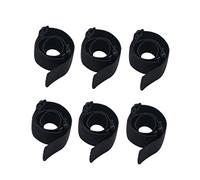 Beavorty 6pcs Adjustable Elastic Bands for Wigs Black Knit Strap Wig Caps 2.5cm Edge Suitable and Diy Accessories