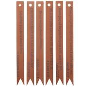 Beavorty 6pcs Christian Leather Bookmark Bible Page Markers 5.89x0.51x0.04in Premium Leather Not Easy to Tear Record Reading Progress Gift for Families and Friends