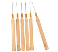 Beavorty 6pcs Crochet Hooks Latch Hooks Dreadlock Crochet for Hair Extensions Dreadlocks Making Tool