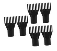 Beavorty 6pcs Hair Dryer Nozzle Replacement Wide Combs for Efficient Styling Material Lightweight Design for Smooth Finish