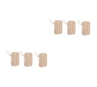 Beavorty 6pcs Natural Loofah Dish Sponge for Dish Cleaning Cloth Kitchen Scrubber and Scrubber for Scrub Plate Wash Towels and Pot Scouring Pad