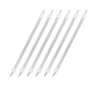 Beavorty 6pcs Quartz Heater Tubes Replacement Set 23cm High Temperature Far Infrared Quartz Heating Elements for Electric Heaters Furnace Heating Parts Suitable for Home and Patio Use