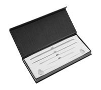 Beavorty 6pcs Stainless Steel Snake Gender Detector Probe for Python and Corn Snakes Portable Professional Reptile Sexing Tool Useful Gender Probe Kit for Reptile Health Supplies