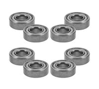 Beavorty 8 Pcs 608Zz Wheelchair Front Caster Bearings Replacement Kit, Small Front Wheel Fork Bearings for Wheelchair Repair and Maintenance
