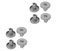 Beavorty 8pcs Dishwasher Wheel Lower Rack Replacement Roller for Appliance Parts Dish Rack Pulley Repair Kit Compatible with Major Dishwasher Brands