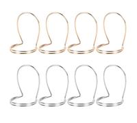 Beavorty 8pcs Metal Finger Picks Set for Guitar Banjo Mandolin, Gold and Silver Thumb Finger Plectrums for Bass Folk Guitar Players, Instrumental String Pick Accessories