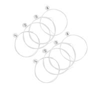 Beavorty 8pcs Nylon Ukulele Strings Set and Bright White Strings 4th 0.28mm 3rd 0.34mm 2nd 0.32mm 1st 0.24mm Versatile Replacement Accessories for Ukulele Supplies