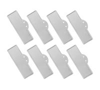 Beavorty 8pcs Plant Tags Aluminum Tree Tags Gardening Outdoor Reusable Easy to Write Waterproof for Gardens