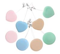 Beavorty 8pcs Reusable Phone Screen Wipes Pendant Gentle Multi Color Mobile Screen Cleaner for Electronics Eyeglass and Camera Lens Cleaning Tool Washable and Stylish Accessories
