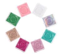 Beavorty 8pcs Square False Eyelash Case Plastic Eyelash Storage Box for Travel Daily Use