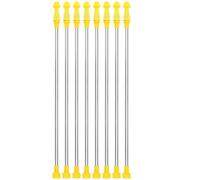 Beavorty 8pcs Stainless Steel Sprayer Rod Extension Poles 45-80cm Telescopic Agricultural Sprayer Parts Replacement for Garden, Orchard, and Lawn Spraying Tools Random Style