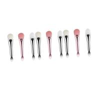 Beavorty 9pcs Soft Hair Face Mask Applicator Silicone Brush and Spoons for Mixing Diy Facial Masks and Skin Care Tools Women
