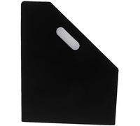 Beavorty Accordion File Folder A4 Multi-Layer Vertical Plastic Document Rack with Expandable Compartments Large Capacity Black for Office and Study