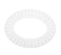 Beavorty Acrylic Wreath Display Frames with Oval Round Holes Wreath Board Craft Bases for Christmas and Wedding Decoration for Floral and Holiday Crafts