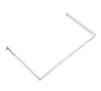 Beavorty Adjustable Iron Solar Panel Holding Stand with White Finish, Fits Different Sizes, Sturdy Solar Panel Mount for Home Accessory and Outdoor Use