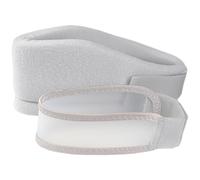 Beavorty Adjustable Sponge Neck Brace for Relief and Neck Support with Sticky Band and Plastic Plate, Soft Protective Cervical Support Collar for Home Use and Travel
