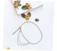Beavorty Adjustable Waist Chain Belt for Women with Heart Pendant Fashion Metal Body Jewelry for Dresses Skirts Pants Stylish Multi Occasion Accessory Enhancing Casual and Party Outfits
