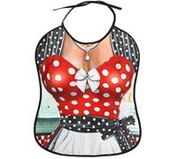 Beavorty Adult Bibs Funny for Women & Men - Hilarious Body Pattern Waterproof Clothing Protector, Washable Adult Bibs for Women, Reusable Novelty Eating Apron for Elderly, Disabled