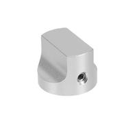 Beavorty Aluminum Volume Control Knob 20x15mm Brushed Silver Duckbill Style with Precision Engineering for Amplifiers and Audio Equipment Suitable for Audio Setups and Recording Studios