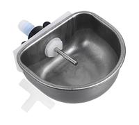 Beavorty Automatic Drinking Bowl Rabbit Waterer Stainless Steel Abs Bowl with Optimal Capacity Easy to Clean Elegant Appearance Simple Stylish Design for Indoor Outdoor Use Suitable