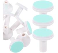 Beavorty Baby Nail File Electric Baby Nail Trimmer Replacement Pads 12pcs Grinding Heads Polish Disc for Electric Nail File Clippers and Kit for Children Kids Green