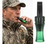 Beavorty Bionic Crow Whistle Realistic Hunting Call Black Green Bird Watching Mouth Caller Natural Raven Imitation Sound Decoy Device Durable Plastic Outdoor Wildlife Photography Accessory