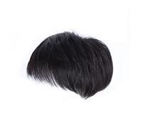 Beavorty Black Men Hair Replacement Wig Piece with True-to-life Tailoring and High Temperature Wire Material, Seamless Bald Patch Suitable for Daily Use and Special Occasions