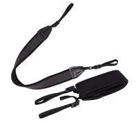 Beavorty Black Practical and Easy to Use Cotton Binoculars Strap with Widened Design Camera Shoulder Neck Lanyard for Comfortable Outdoor Photography and Telescope Carrying