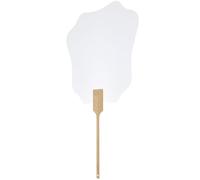 Beavorty Blank Graffiti Fan Decorative Graffiti Fan Acrylic Bamboo Material Simple Shape Chinese Style DIY Parties for Family and Friends