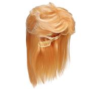 Beavorty Blonde Mullet Wig Synthetic Heat-resistant Fiber Long Hair Wig for Men Rocker 80s Costume Halloween Party Cosplay Accessory