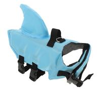 Beavorty Blue Pet Safety Vest with Shark Fin Design, Comfortable Fabric Material and Extra Safety Features, Lightweight Swim Vest for Small Dogs Weighing 3-4kg, for Swimming and Water