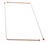 Beavorty Brass Dowsing Rods for Precise Positioning and Reliable Water Divination 2pcs with Dual Head Structure for Outdoor Adventure and Treasure Hunting