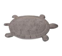 Beavorty Cast Iron Tortoise Stepping Stone 34x26cm Garden Decorative Paver Outdoor Small Garden Walkway Stones for Patio Lawn