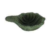 Beavorty Cat Tree Hanging Bed Replacement Basket Green Single-ear Cat Nest Frame with Soft Hammock for Indoor Pet Climbing Tower Accessory and Hammock Nest