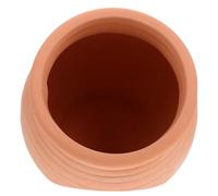 Beavorty Ceramic Aquarium Fish Tank Decor Large Flat-bottom Pot Hideout Shelter Cave for Breeding and Hiding Suitable for Shrimp and Fish Tank Landscaping