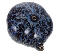 Beavorty Ceramic Ink Droplet Pottery Water Pot Hand-painted Calligraphy Water Dropper for Ink Grinding Accessories Traditional Blue Glaze for Chinese Calligraphy