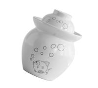 Beavorty Ceramic Sealing Pickle Jar 1.5lb Food Storage Crock Fermenting Tank for Pickled Vegetables Traditional Kitchen Use