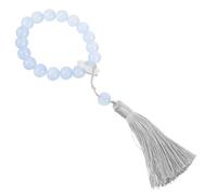 Beavorty Chic Glass Rosary Beads Bracelet for Praying Use with Delicate Design and Good Visual Effect, for Festival Decorating and Worship Accessories