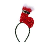 Beavorty Christmas Headband with Sequin Design Fun Hair Accessories for Festive Parties Celebrations Photoshoots Comfortable Whimsical Holiday Atmosphere Decor