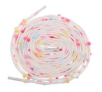 Beavorty Colorful Rainbow Dot Flat Shoelaces Replacement for Sneakers Polyester Material and Versatile Use, Fashionable Design for Party Events and Occasions