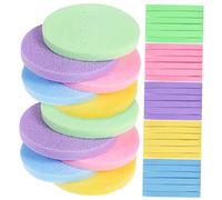 Beavorty Compressed Facial Sponges 120pcs Multipack Colorful Cosmetic Face Cleansing Sponges for Washing, Exfoliating and Makeup Removal Suitable for Women and Estheticians
