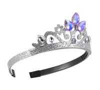 Beavorty Crown for Girls Headband Crystal Headpiece Birthday Party Accessory Childs Crown