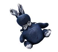 Beavorty Dark Blue Denim Chain Bag with Cute Rabbit Design Elegant Crossbody Shoulder Purse for Fine Workmanship and Lightweight Casual Style