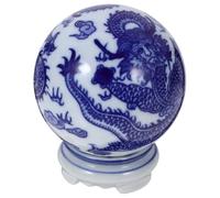 Beavorty Delicate Ceramic Ball Ornament for Home and Office Decor, Mini Size Design with Unique Creative Style, Versatile Porcelain Sphere Decoration for Desktop and Tabletop