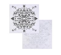 Beavorty Disposable Black Paper Napkins 2pcs Chic Pulp Napkin Ornament for Party and Family Reunions with Stylish Design