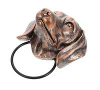 Beavorty Dog Head Door Knocker Resin Door Knobs Knock Modern Creative Design Home Decor